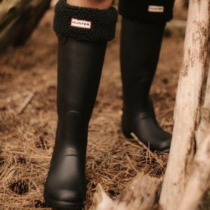 Matte Black Women’s Tall Hunter Boots
